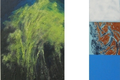 Nachtelijke boom #2 2017 30x45 en 15x45cm