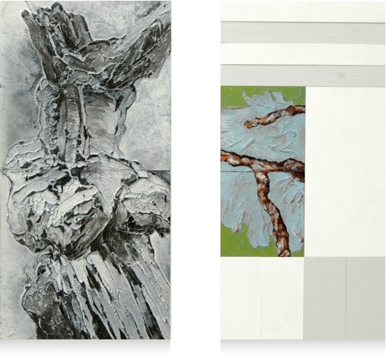 Moody tree 2 - 2x 30 x 60 cm - 2010
