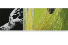 Contrapunt met groen 90x30cm 2020