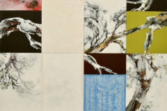 Contrapunt met rood geel en blauw 124,5x94,5cm 2020