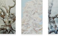 Just walk on or disappear #2 30x105 60x105 45x105cm 2022