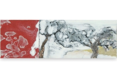 Sketch of the 2 trees in their environment 2022